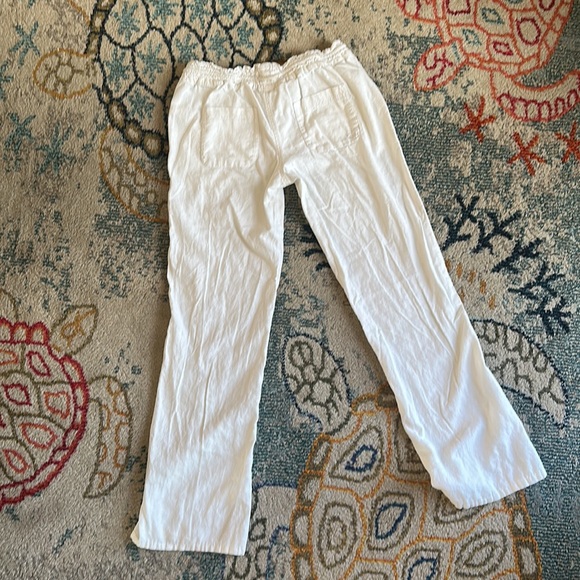 Roxy Linen Drawstring Pants - Picture 2 of 8